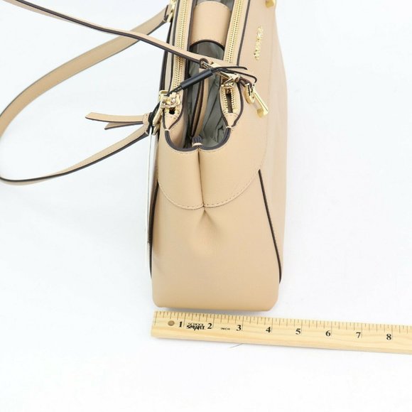 Calvin Klein Hayden Saffiano Leather Triple Compar - Picture 8 of 9